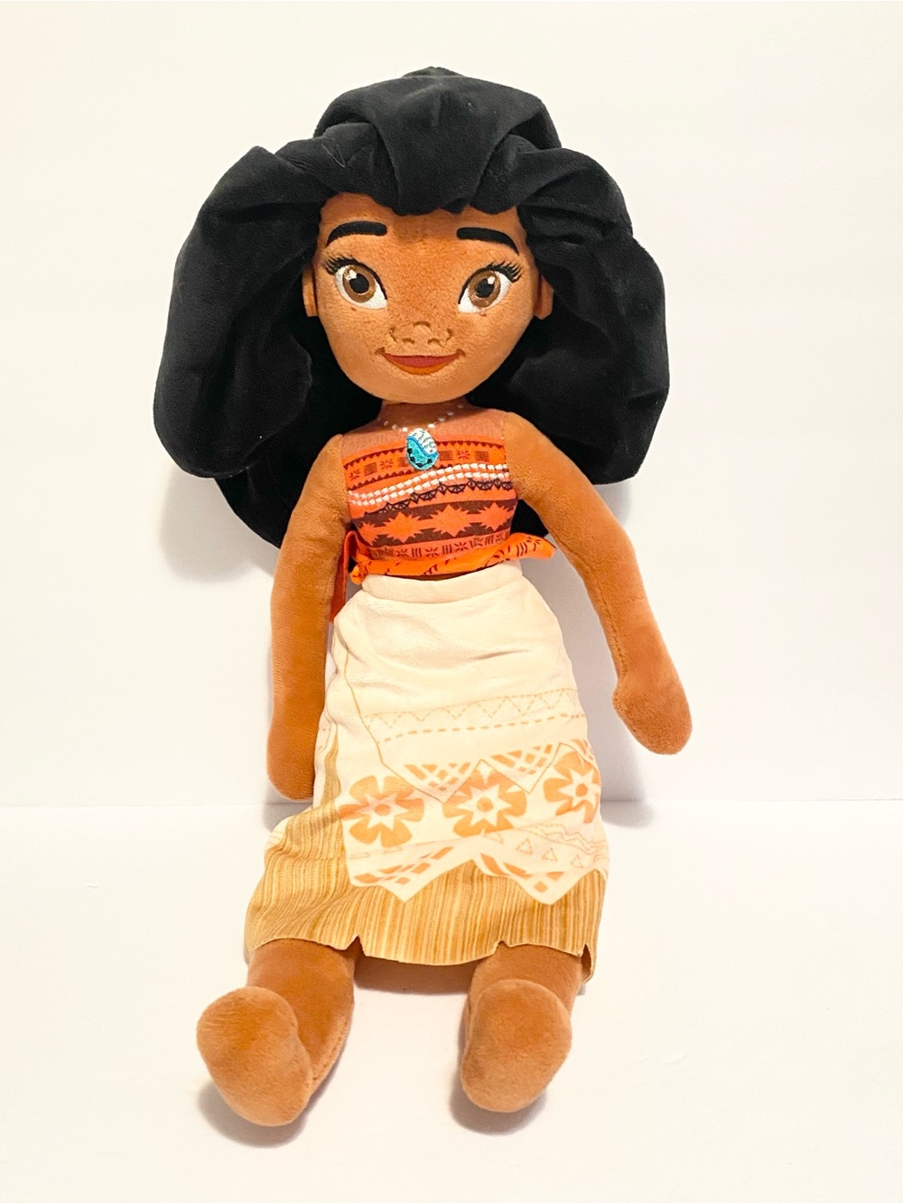 Disney Moana Soft Doll Plush 19” Stuffed Toy Polynesian Princess Figure